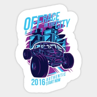 biker shirt designs Sticker